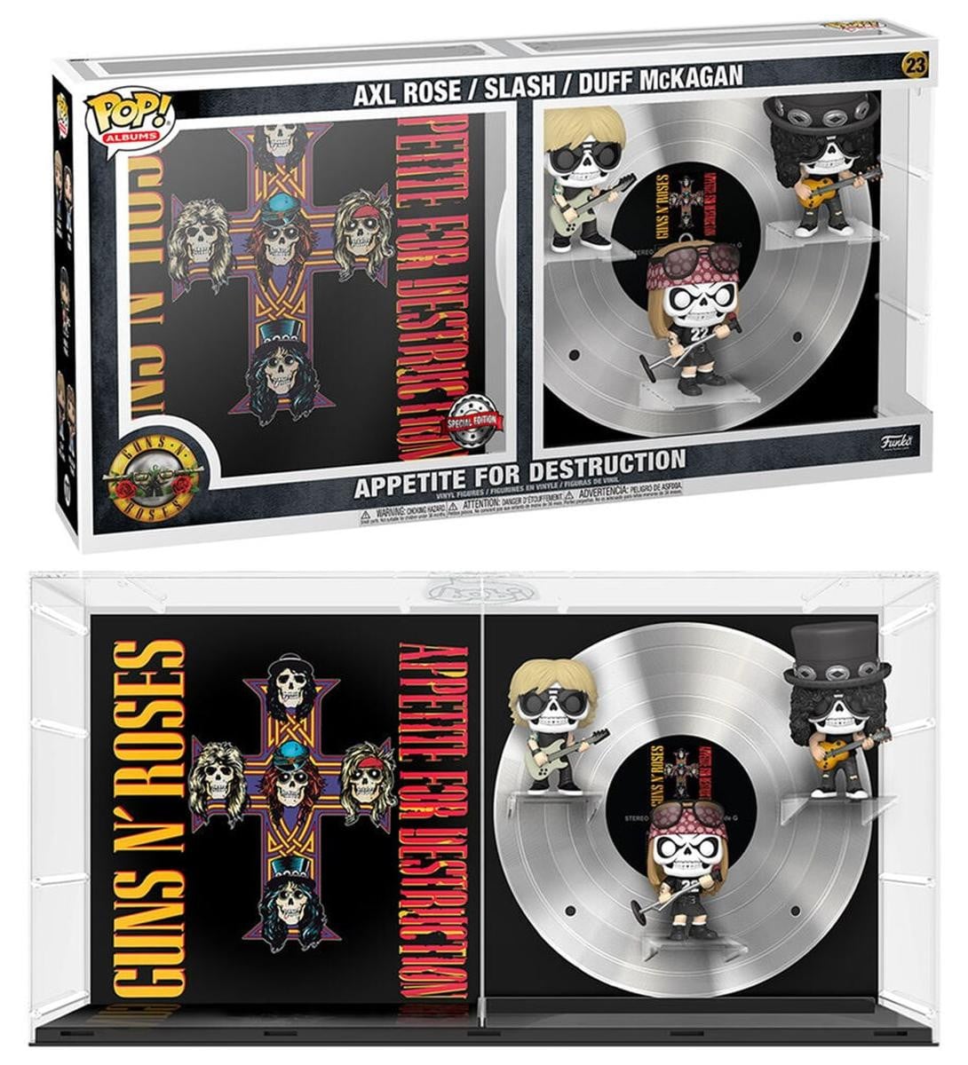 Funko Pop! Albums Appetite For Destruction - Axl Rose, Slash, Duff McKagan - 23 Special Edition - Vinyl figuur