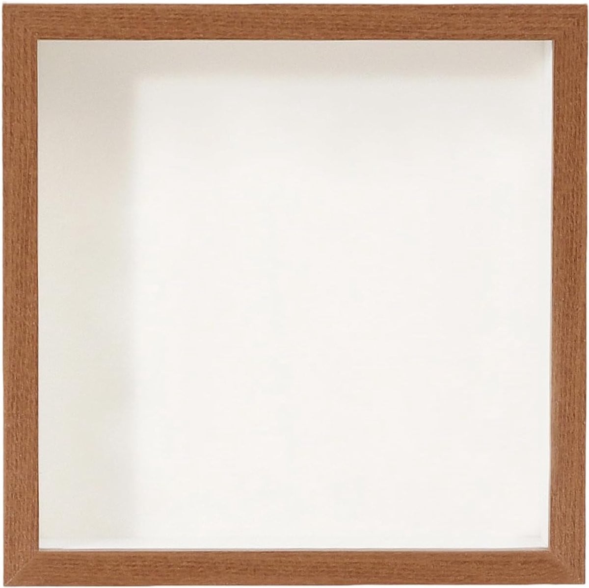 Herinneringsdoos met fotolijst en sleuf voor souvenirs, transparante wandmontage, zwart wit walnoot
