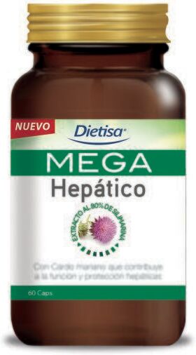 Dietisa Mega Hepatic 60 Capsules 40 gr