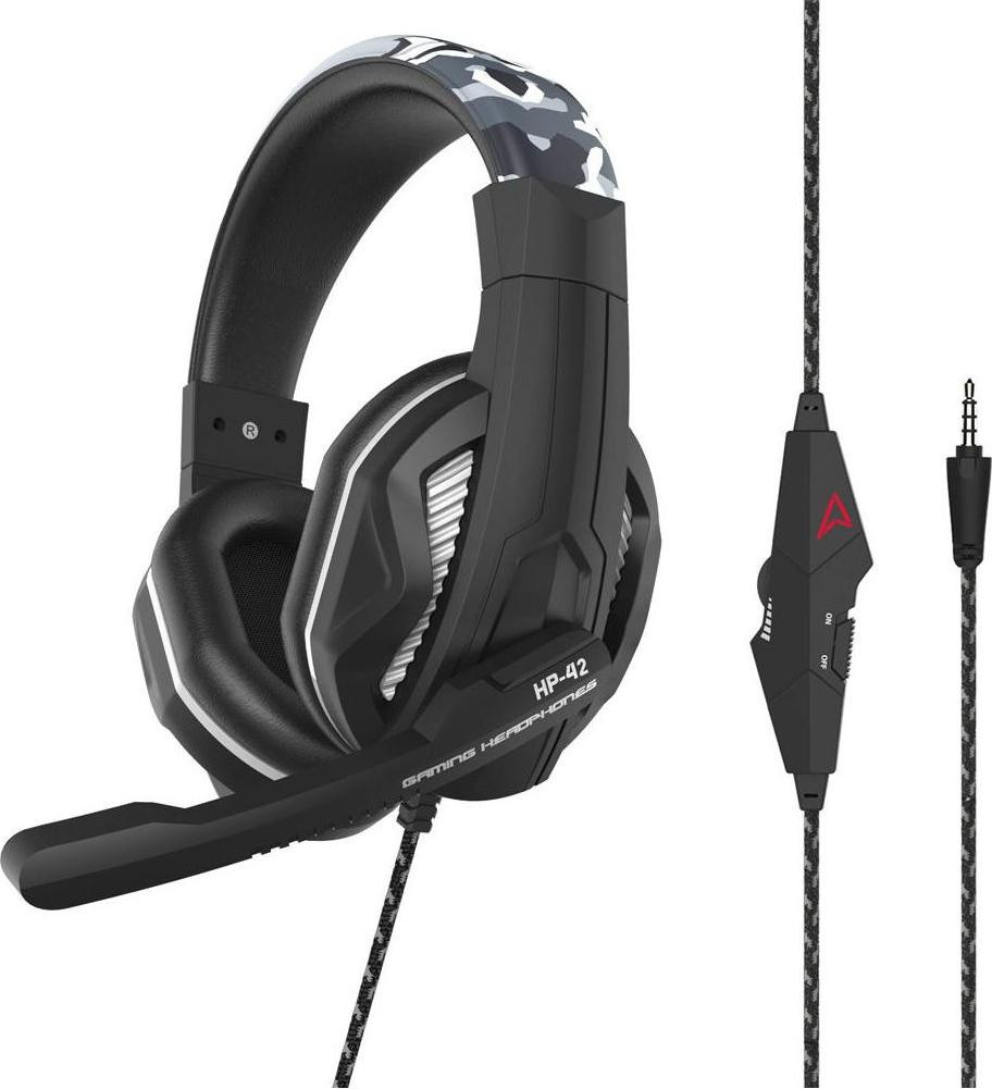 Steelplay HP42 bekabelde gaming hoofdtelefoon camouflage