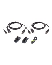 ATEN HDMI zu DP KVM Kit Kabel-/Adapterset Digital/Display/Video (2L-7D02UHDPX5)