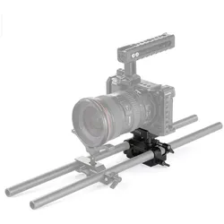 SmallRig 2272 Universal 15mm Rail Support System Baseplate, Video Zubehör, Schwarz