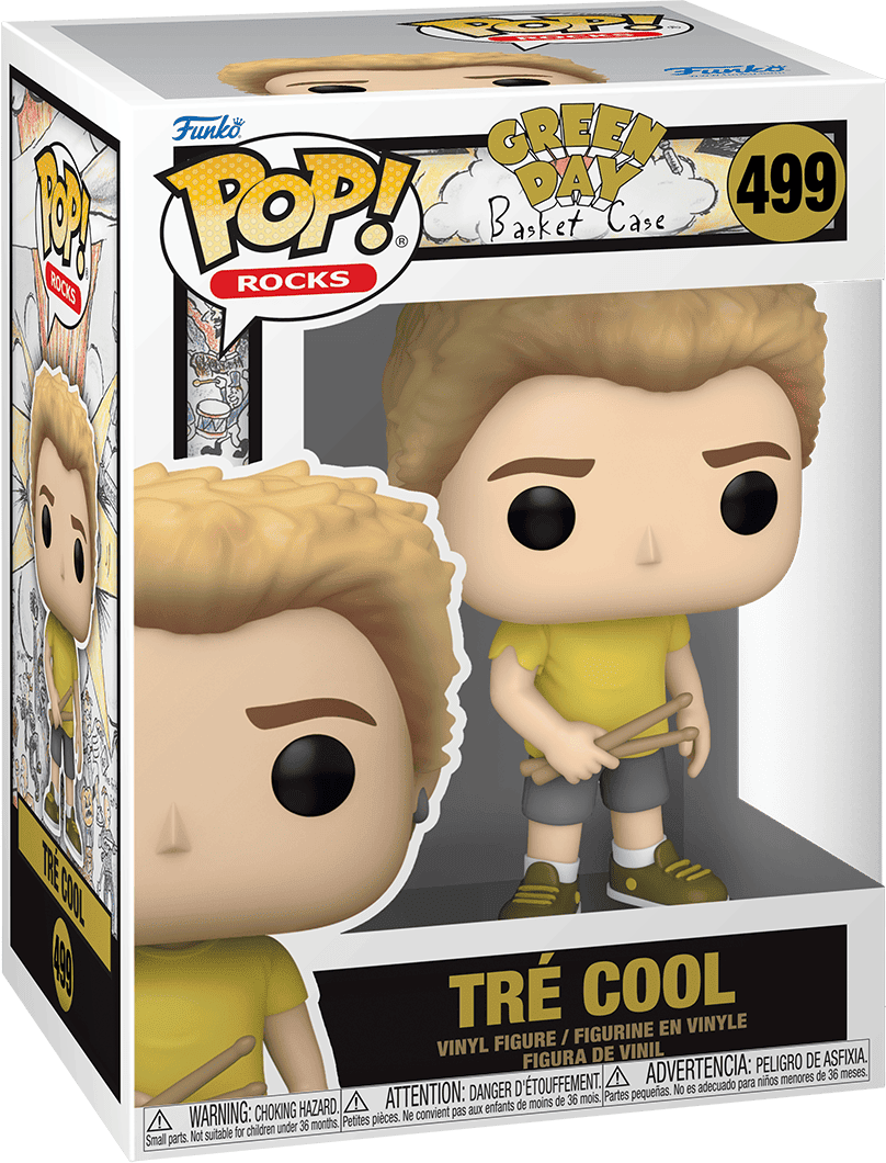 Funko Pop! Vinyl - Green Day - Tre Cool (Basket Case) - Green