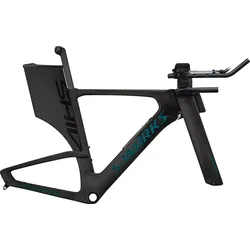 Specialized S-Works Shiv LTD Rahmenset Gloss Black Nearly Black Smoke Granite Teal, Rahmenhöhe S