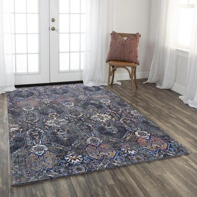 NAVATEXTURA Sanction Grey Patterned Transitional Rug