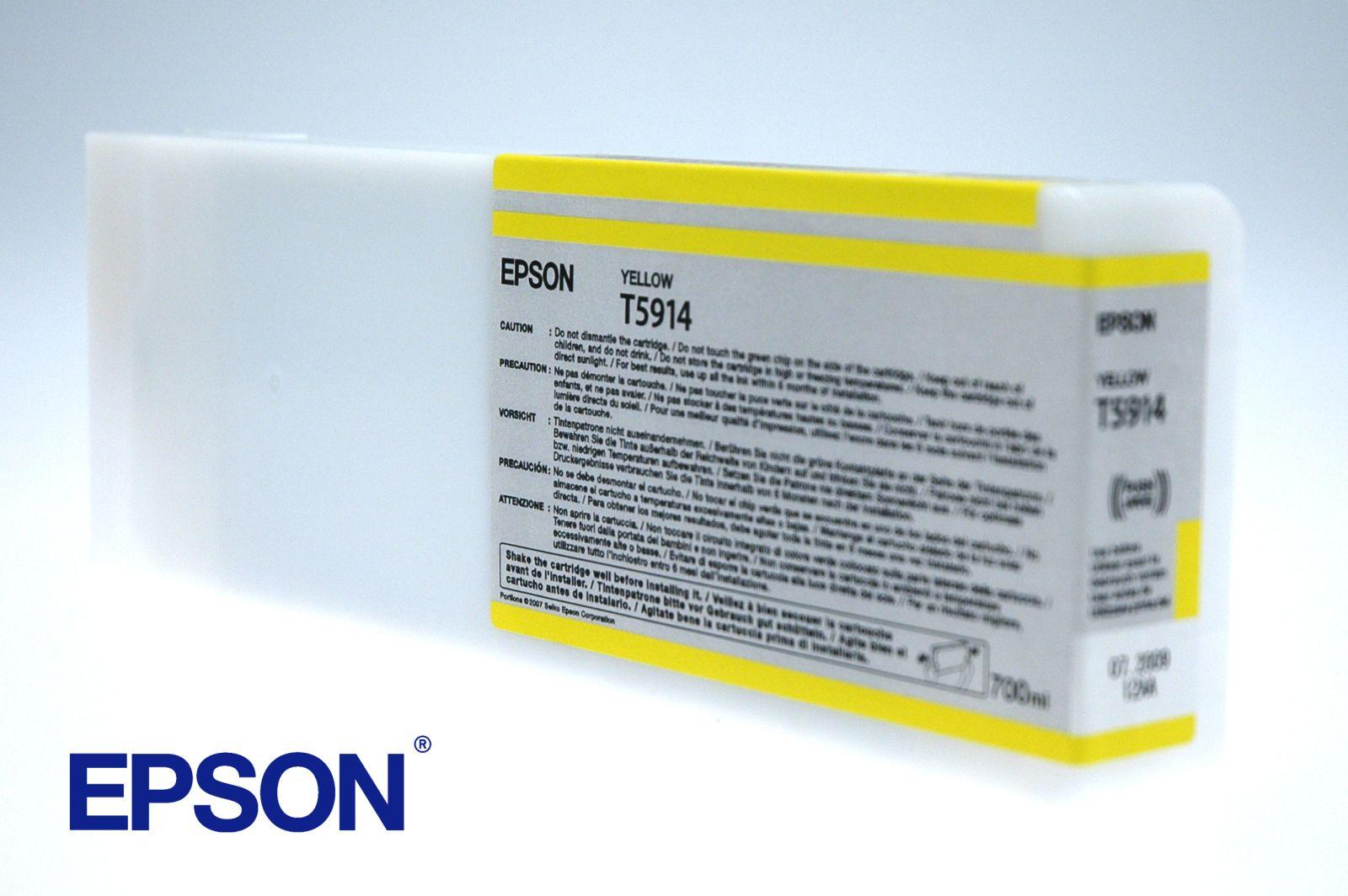 Epson Singlepack Yellow T591400, Gelb, Tinte auf Pigmentbasis, 700 ml, 1 Stück(e), Einzelpackung