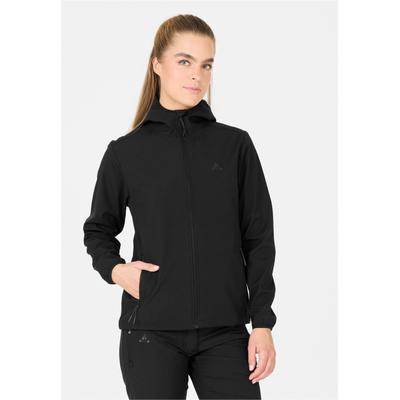 Softshelljacke WHISTLER "Luango", Damen, Gr. 44, schwarz, 100% Polyester, unifarben, normal, ohne Ausschnitt, Jacken Softshelljacke, mit wind- und wasserdichter Eigenschaft