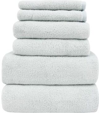 Farberware FBT-001-G-7 Sprout Green Coral Fleece-Bath Towel - 6PC