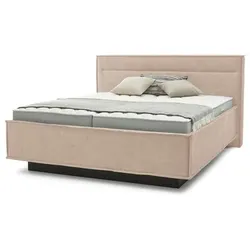 Musterring Polsterbett JustB! 180 x 200 cm Stoff Beige Creme