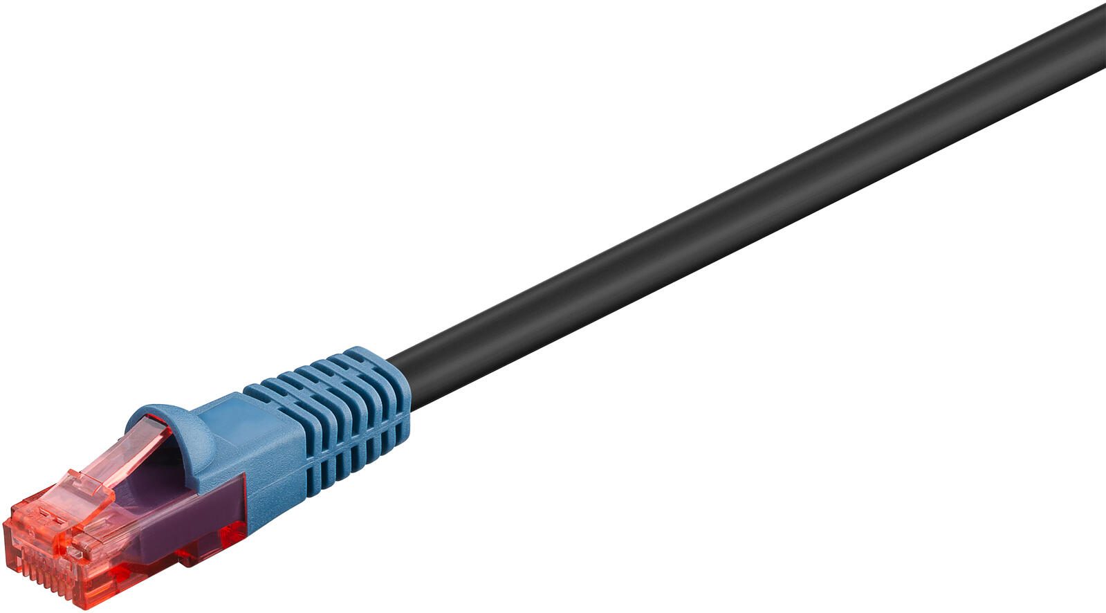 goobay Outdoor-LAN-Kabel CAT6 50m schwarz 94395