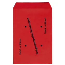 mayer-network 30019176 Freistempler-Taschen B4 , 100 g/qm, rot , 250 Stück