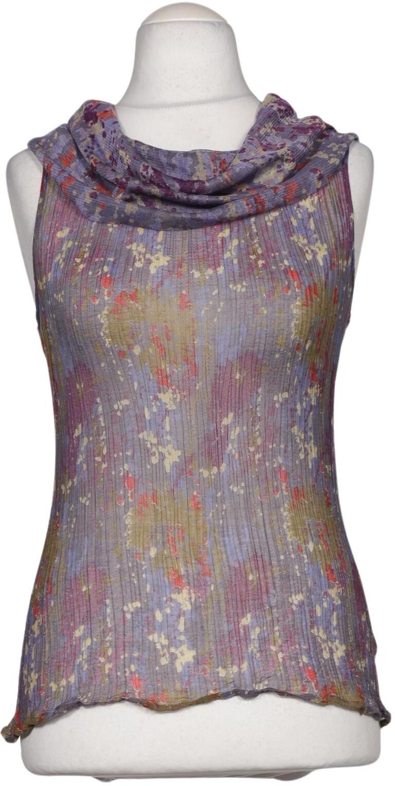 senas Damen Bluse, Lila, Gr. M, Seide / Baumwolle - Second Hand