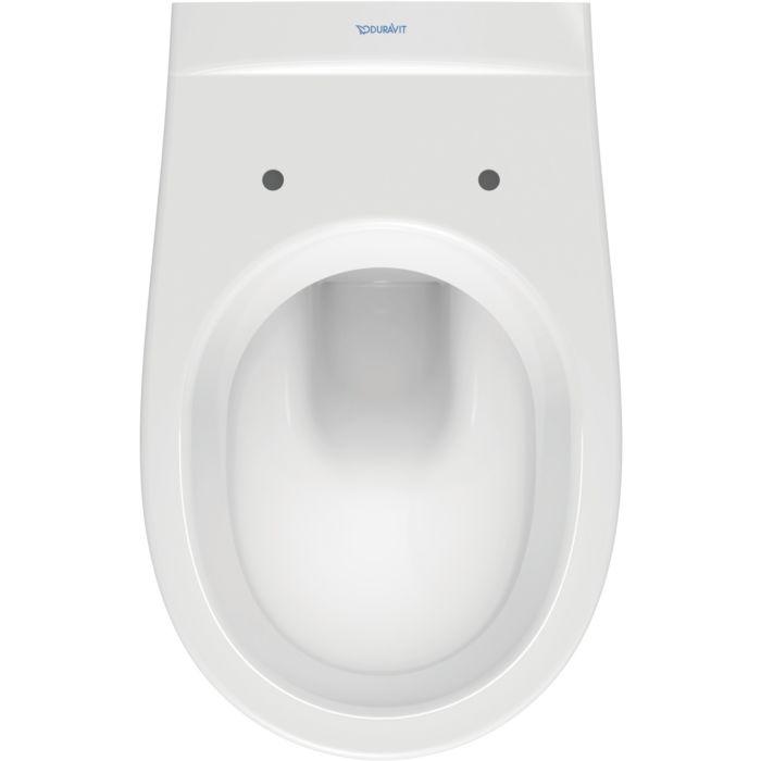Duravit D-Code basic Wand-Tiefspül-WC 0184092000 35,5x56cm, 6 l, weiß Hygiene Glaze