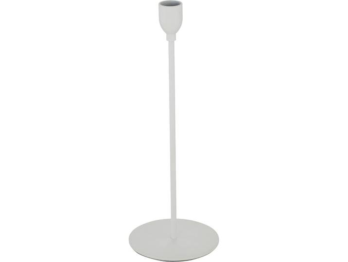 Kerzenständer Natural weiss Eisen H 28 cm - Kerzenständer