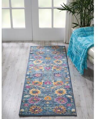 Nourison Passion Boho French Country Floral Area Rug.