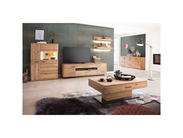 home24 Highboard 90 x 136 x 37cm bruin