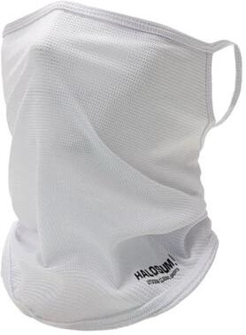 Quick Pick Pro Ice Silk Balaclava Face Mask With UV Protection For Cycling Hiking & Outdoor Sports white 1pc