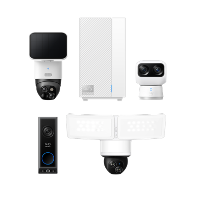Dual Camera Bundle + HomeBase™ Professional S1 White