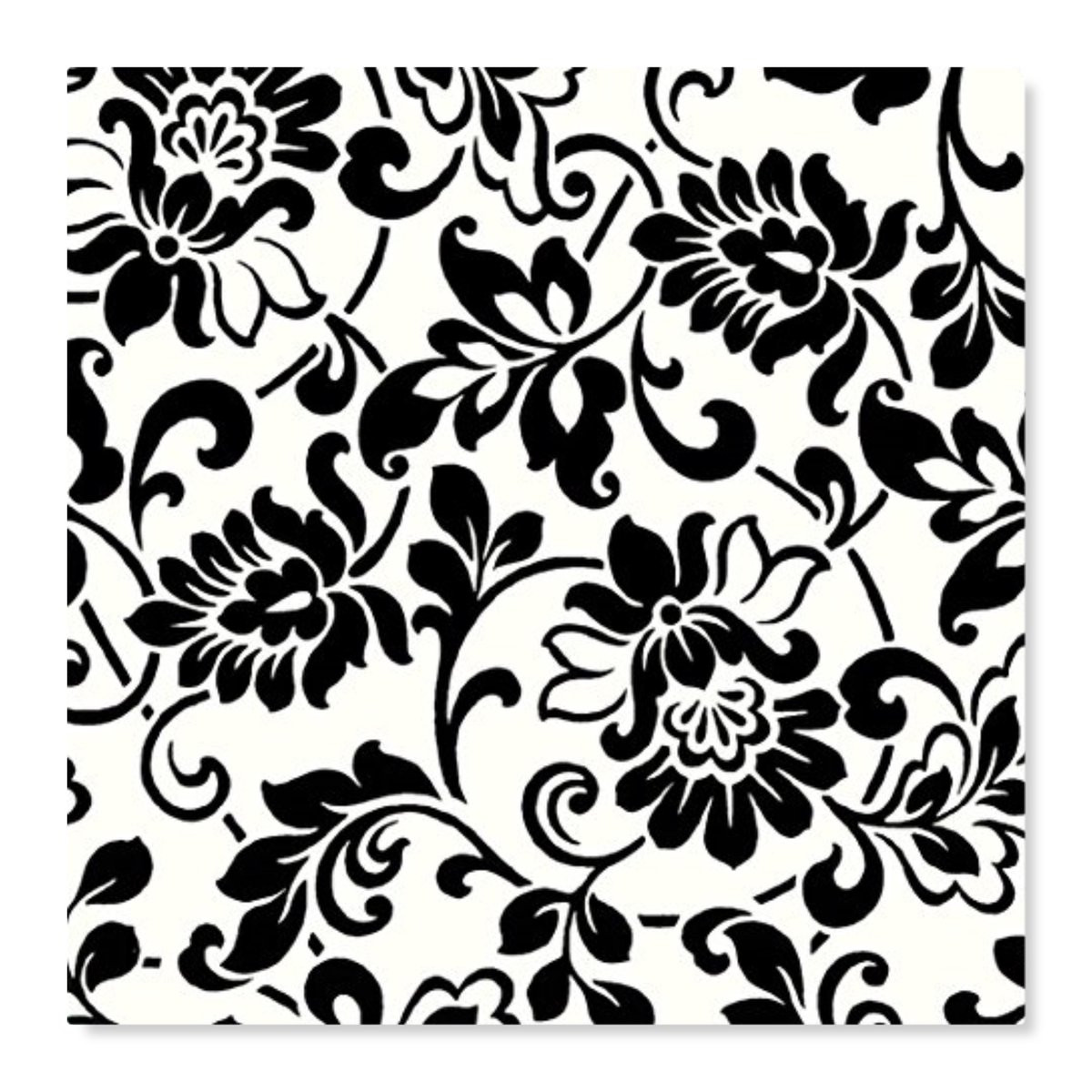 Heritage Black&White decoratie plakfolie voor meubels, 45 cm x 2 meter, zelfklevend decoratiefolie