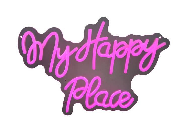 Neon Light My Happy Place
