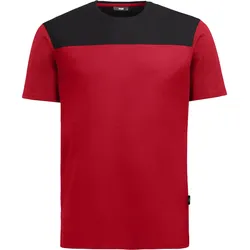 T-Shirt "KNUT" - XL - rot/schwarz