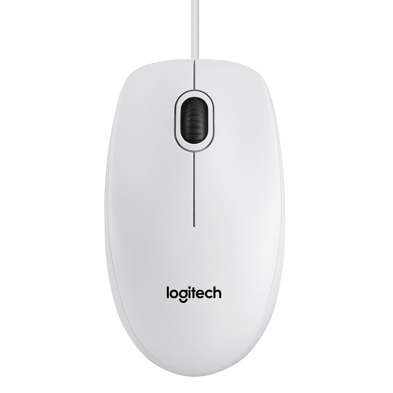 Logitech B100 Maus Grau kabelgebunden für Links- & Rechtshänder