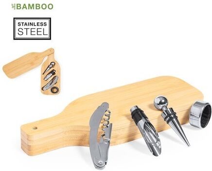 Coffret de Vin et Personnalisé en Bambou - Darini bambou