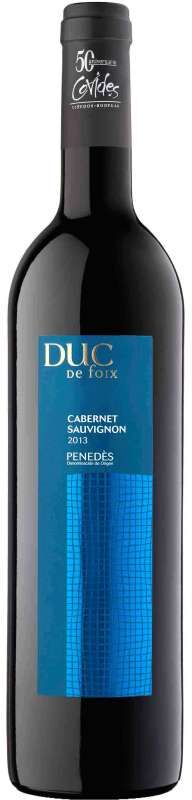 Duc de Foix Tinto Cabernet Sauvignon 2024 - Vino tinto intenso de Covides, España