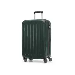 Alex - Koffer Hartschale Waldgrün glänzend, TSA, 65 cm, 74 Liter