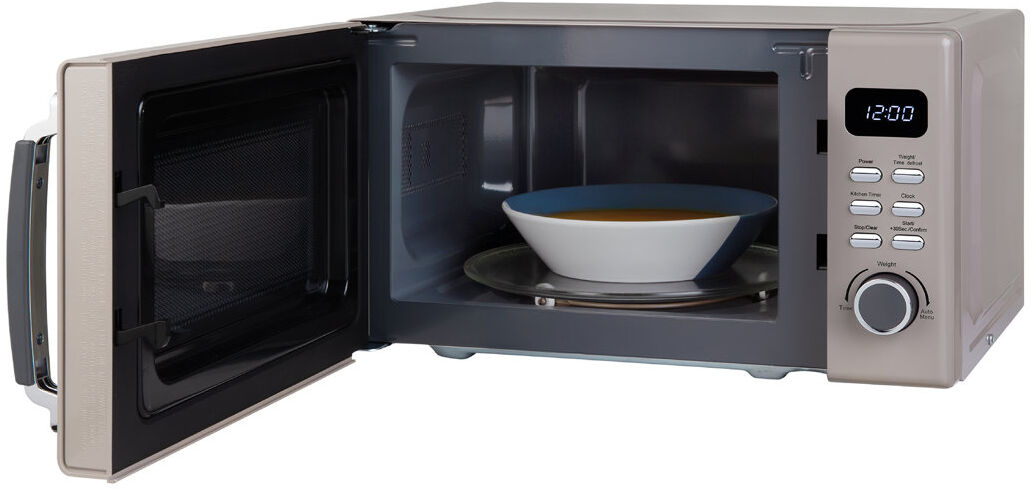 Russell Hobbs Rhm2026mc, Stylevia 20l Digital Microwave In Mocha Brown 25.9cm H X 43.9cm W X 35.5cm D
