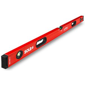 SOLA Wasserwaage 01219701, BIG RED 3 200, 200cm, 3 Libellen