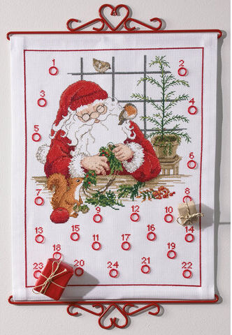 Adventskalender "Weihnachtsmann", 32 x 44 cm