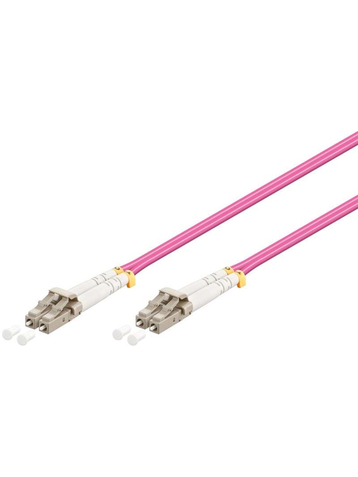 Pro Fiber Optical LC - LC OM4 - 2m - Rot - 2m