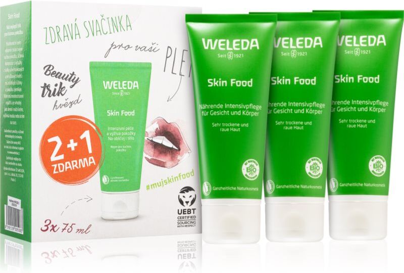 Weleda Skin Food crème nourrissante universelle aux plantes pour peaux très sèches 3x75 ml