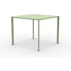 Robuster Gartentisch Fox 90x90 cm salbeigrün VDE
