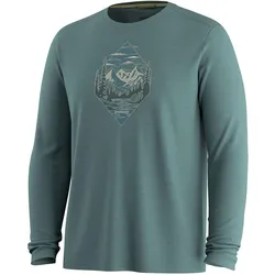 Smartwool, Herren, Funktionsshirt, Wander Valley Active (XL), Weiss, Türkis, XL