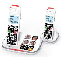 Swissvoice Xtra 2355 Duo, Telefon, Weiss