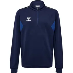 hummel Hmlauthentic Half Zip Sweat Kinder - marine - 152