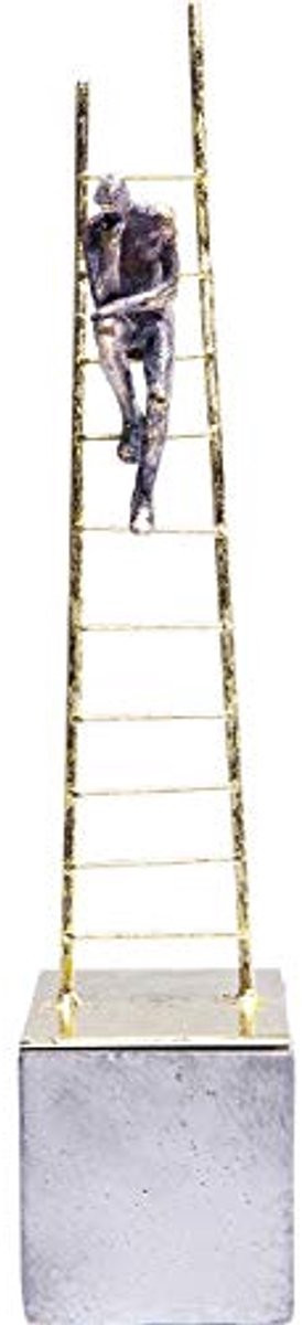 Decoratief Object Climbing Man van Staal voor op tafel