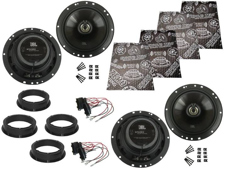 DSX JBL Lautsprecher für VW Polo AW Bj 17-22 Tür Vorne hinten Dämmmatte Auto-Lautsprecher (120 W)