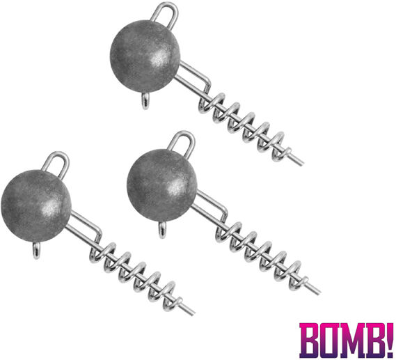 Delphin BOMB! Twisto JIGER / par 3 7,5g Gray, Beige, Silver