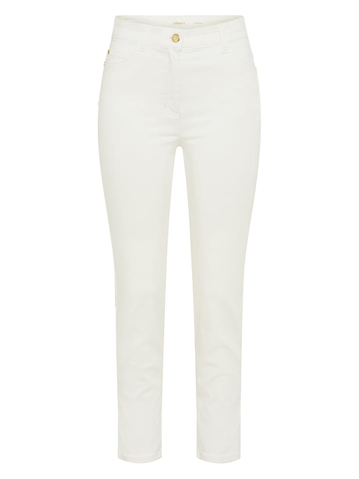 Olsen Hose in Creme - 40