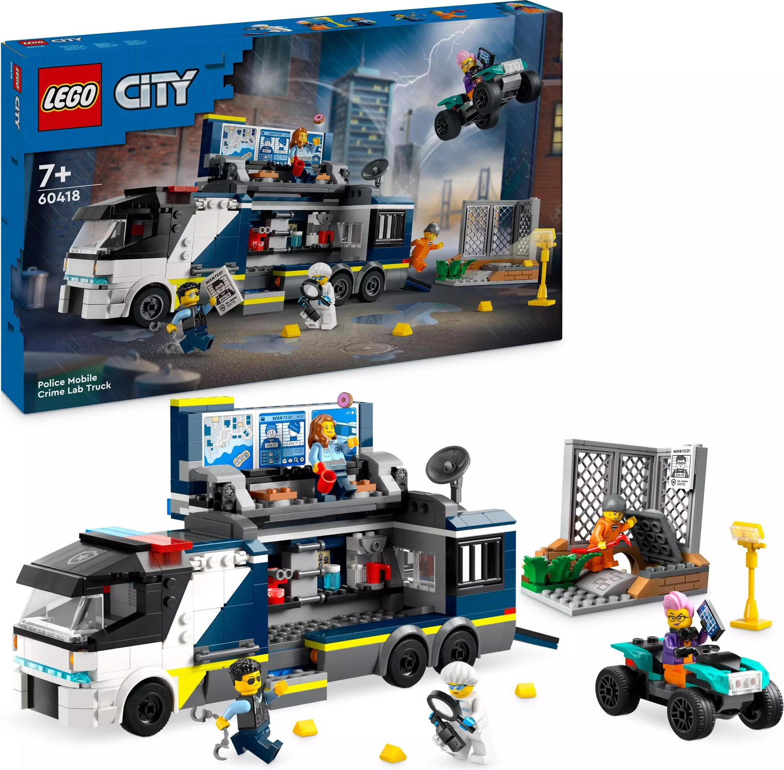 LEGO City Mobiel forensisch laboratorium 60418