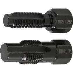 BGS Reparaturwerkzeug für Lambdasondengewinde M18 x 1,5 mm M12 x 1,25 mm 2tlg. - 65591