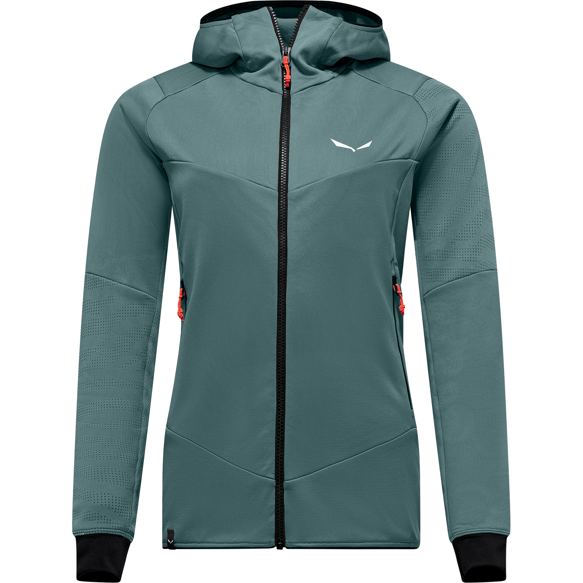Salewa Sella Crevasse Damen Fleecejacke gruen Größe M Trekking Elastisch