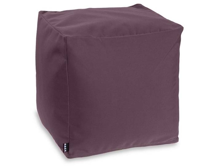 H.O.C.K. Sitzhocker H.O.C.K. Classic Uni Outdoor Bean Cube Pouf 40x40x40cm Farben, Hocker, Sitzhocker, Pouf Hocker, Barhocker - wetterfest, vielseitig