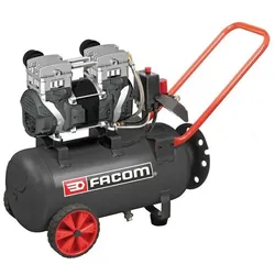 Facom, Kompressor, Kompressor – Horizontal – – Geräuscharmer Induktionsmotor – 24 l – 2,5 PS – 10 bar – Leise (24 l, 10 Bar)