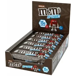 M&M ́s Hi-Protein Bar Riegel - Karton 12 x 51gChocolate