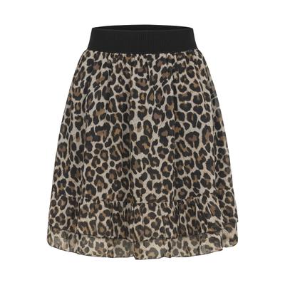 Sommerrock CLOUD 5IVE "CLOUD 5IVE Damen", Damen, Gr. XL, braun (beige), 100% Polyester, normal, Röcke