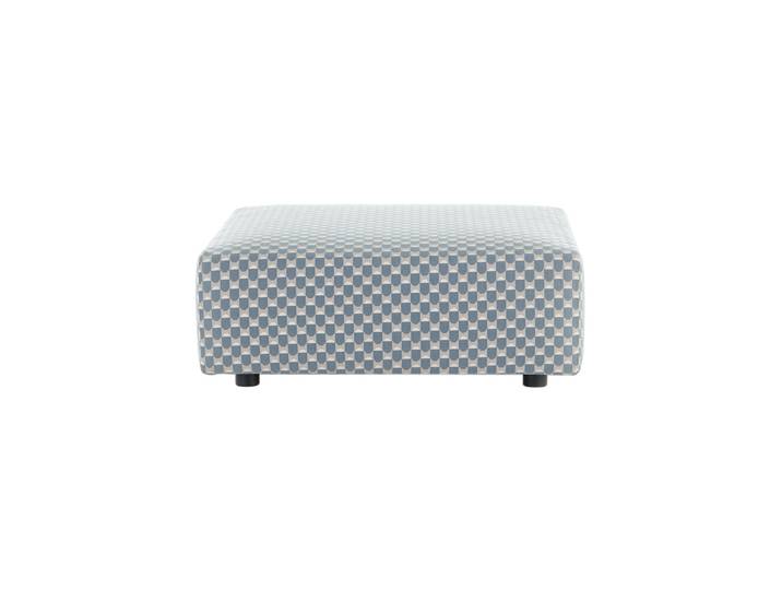 Kartell - Pouf d'extérieur Plastics - Bleu - Tissu outdoor - Designer Piero Lissoni